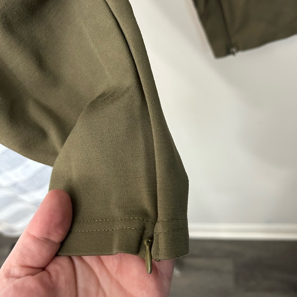 Fabletics Olive Green High-Waisted Pants - Picture 3 of 5